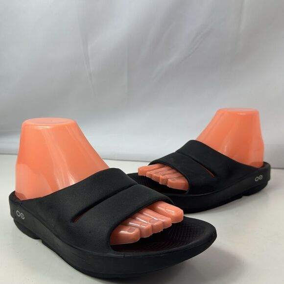 OOFOS OOaah Unisex Street Style Plain Shower Shoes - Picture 3 of 13